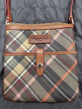 Dooney & Bourke Multi-Color Plaid Crossbody Bag